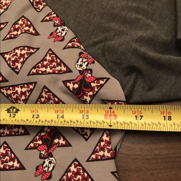 LULAROE ‘Randy’ 3/4 Sleeve Disney Minnie Mouse XXS - Picture 6 of 7